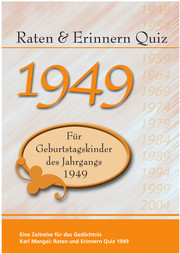 Raten & Erinnern Quiz 1949