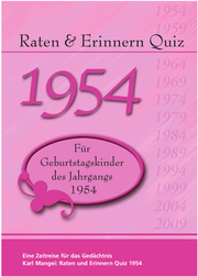 Raten & Erinnern Quiz 1954