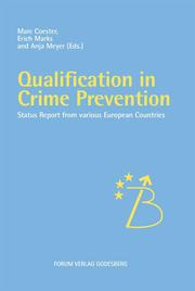 Qualification in Crime Prevention - Cover