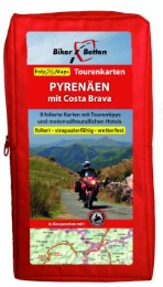 Tourenkarten Set Pyrenäen mit Costa Brava