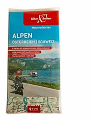 Motorradkarten Set Alpen Österreich Schweiz