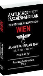 Amtlicher Taschenfahrplan der Reichsbahndirektion Wien - Jahresfahrplan 1943 - Cover