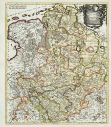 Historische Karte: Westfälischer Kreis 1710