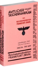 Amtlicher Taschenfahrplan für Frankfurt (Main) Jahresfahrplan 1943