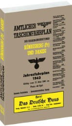 Amtlicher Taschenfahrplan für Königsberg (Pr.) und Danzig - Jahresfahrplan 1943