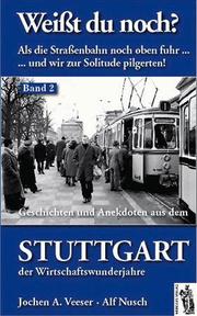 Geschichten und Anekdoten aus dem Stuttgart der Wirtschaftswunderjahre - Cover