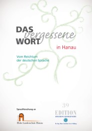 Das vergessene Wort in Hanau - Cover