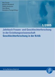Geschlechterforschung in der Kritik - Cover