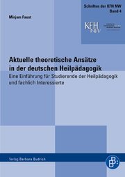 Aktuelle theoretische Ansätze in der deutschen Heilpädagogik - Cover