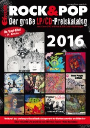 Der große Rock & Pop LP/CD Preiskatalog 2016