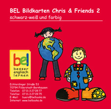 Learning English with Chris & Friends - Bildkarten CD 2