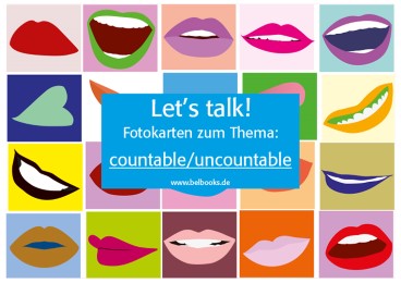 Let's Talk! Fotokarten 'countable and uncountable' - Let's Talk! Flashcards 'countable and uncountable'