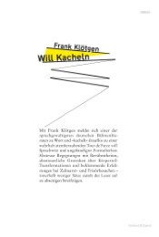 Will Kacheln