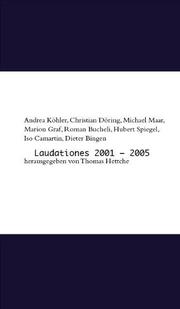 Laudationes 2001-2005 - Cover