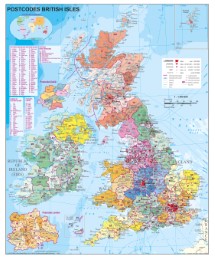 Postcodes British Isles/Großbritannien Postleitzahlen