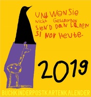 Buchkinder-Postkartenkalender 2019 - Cover