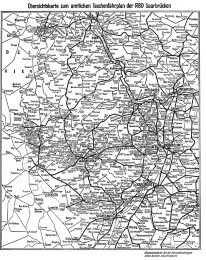 Amtlicher Taschenfahrplan der Reichsbahndirektion Saarbrücken - Jahresfahrplan 1944/1945 - Abbildung 3