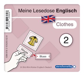 Meine Lesedose Englisch 2 - Clothes - Grundwortschatz Deutsch - Englisch