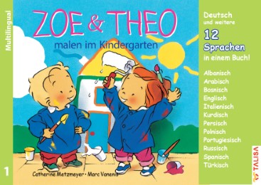 ZOE & THEO malen im Kindergarten