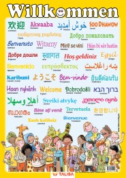 Multilinguales LernPOSTER 'Willkommen'