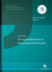 Vorsorgevollmachten im Personengesellschaftsrecht - Cover