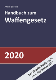 Handbuch zum Waffengesetz 2020 - Cover