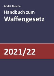 Handbuch zum Waffengesetz 2021/2022 - Cover