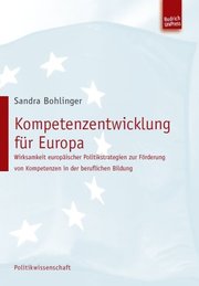 Kompetenzentwicklung für Europa - Cover
