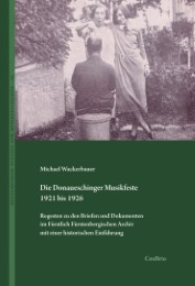 Die Donaueschinger Musikfeste 1921 bis 1926