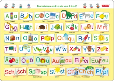 Fragenbär-Mini-Lernposter: Buchstaben und Laute von A bis Z - Cover