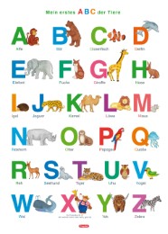 Fragenbär-Lernposter: Mein erstes ABC der Tiere
