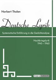 Deutsche Lyrik 1945-1960 - Nachkriegslyrik - Lehrerheft