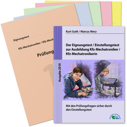 Der Eignungstest/Einstellungstest zur Ausbildung zum Kfz-Mechatroniker/zur Kfz-Mechatronikerin - Cover