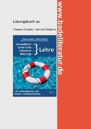 Gesundheits-, Erste Hilfe-, Schwimm- und Rettungslehre Lösungsbuch - Cover