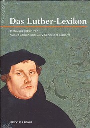 Das Luther-Lexikon - Cover