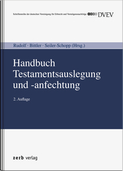 Handbuch Testamentsauslegung und -anfechtung - Cover