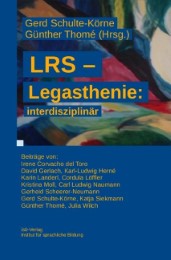LRS - Legasthenie: interdisziplinär - Cover