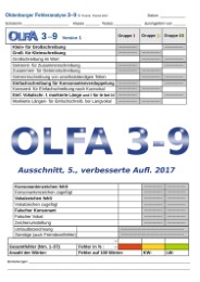 OLFA 3-9: Oldenburger Fehleranalyse für die Klassen 3-9 - Abbildung 7