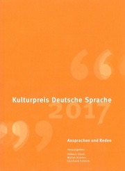 Kulturpreis Deutsche Sprache 2017