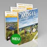 Moselsteig - PremiumSet. Offizieller Wanderführer mit drei Karten 1:25000, GPS-Daten, Höhenprofile, Online-Anbindung 'Scan to go'.