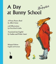 A Day at Bunny School/Die Häschenschule - Cover