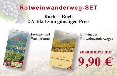 Rotweinwanderweg-Set: Entlang des Rotweinwanderweges/Ahrtal - von Altenahr bis Sinzig - Cover