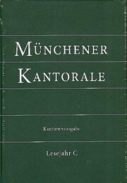 Münchener Kantorale: Lesejahr C - Cover