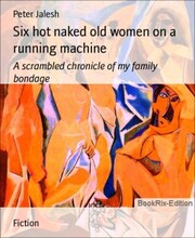Six hot naked old women on a running machine