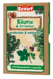 Scout Lernkarten-Box - Bäume & Sträucher