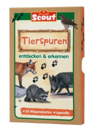 Scout Lernkarten-Box - Tierspuren