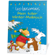 Leo Lausemaus - Mein toller Winter-Malblock - Cover