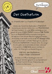 Der Goetheturm zum Selberbasteln