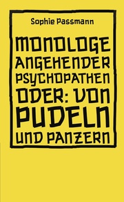 Monologe angehender Psychopathen - Cover