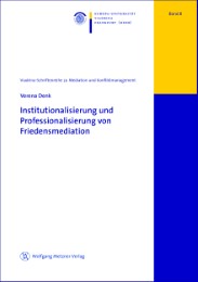 Institutionalisierung und Professionalisierung von Friedensmediation